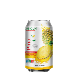 Cancun piña jugo con pulp 24/330ml