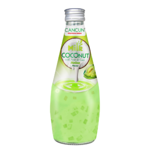 Bebida de leche de coco cancún con nata de coco/ melón 290ml x 24