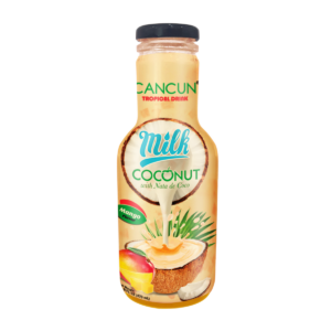 Bebida de leche de coco cancún con nata de coco/mango 470ml x 12