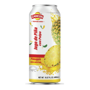 Cancun piña jugo con pulpa 490ml x24