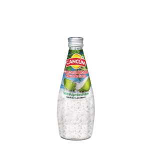 Cancun coconut water with pulp 490ml 12 glass
