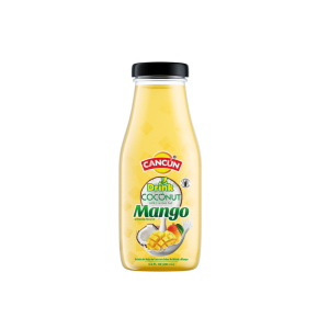 Bebida de leche de coco cancún con nata de coco/mango 280ml x 24