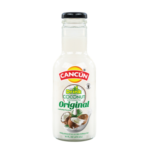 Bebida de leche de coco cancún con nata de coco/original 470ml x 12